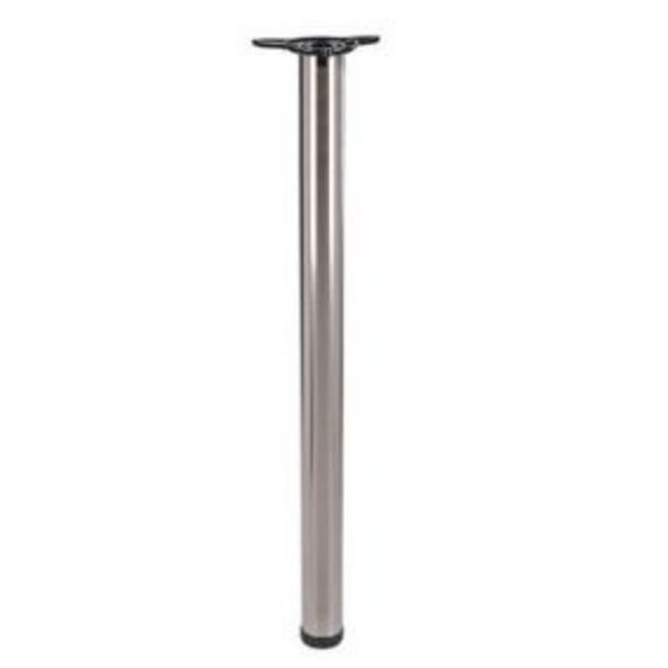 Rothley 870mm Nickel effect Contemporary Worktop support leg offers at £3.4 in TradePoint