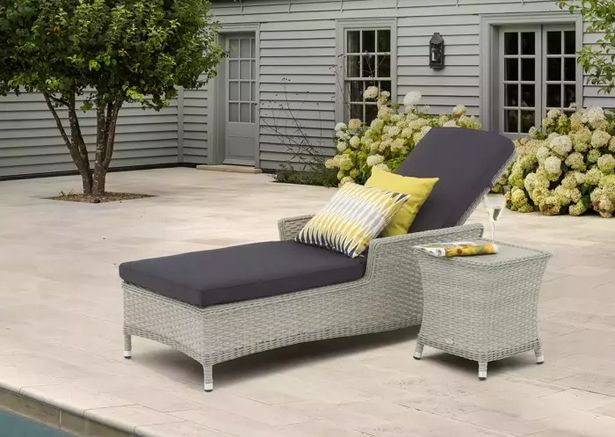 Chatsworth Sun Lounger With Coffee Table offers at £699 in Frosts Garden Centres