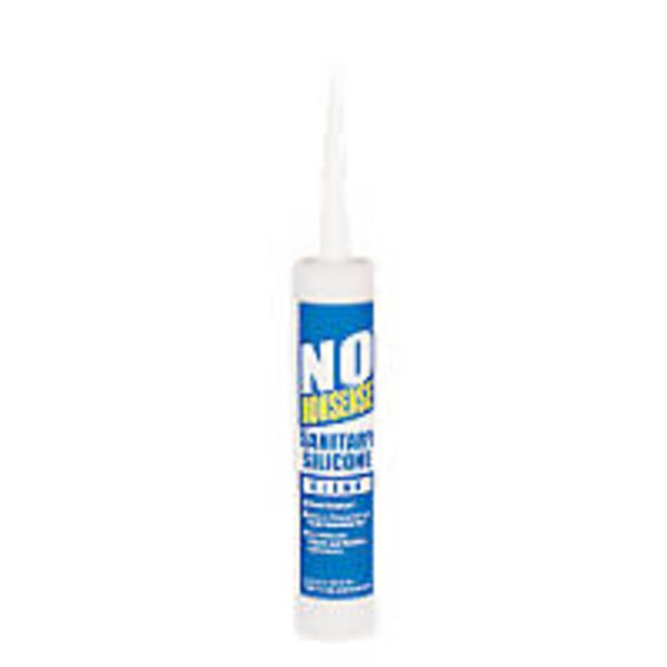 No Nonsense  Sanitary Silicone Clear 310ml offers at £5.48 in Screwfix