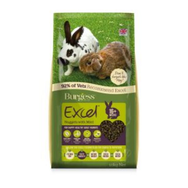 Burgess Rabbit Excel 10Kg offers at £22.99 in Notcutts Garden Centre