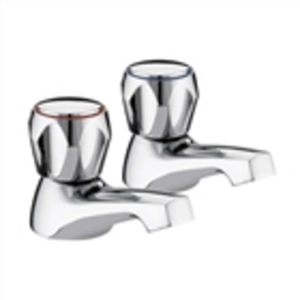 Bristan Value Club Basin Pillar Taps (Pair) offers at £37.1 in MKM Building Supplies