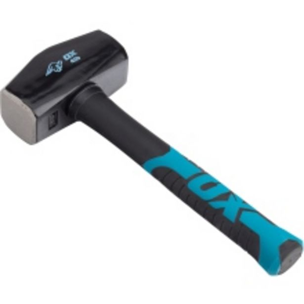 OX Tools Trade Fibreglass Handle Club Hammer 4lb offers at £19.79 in Buildbase