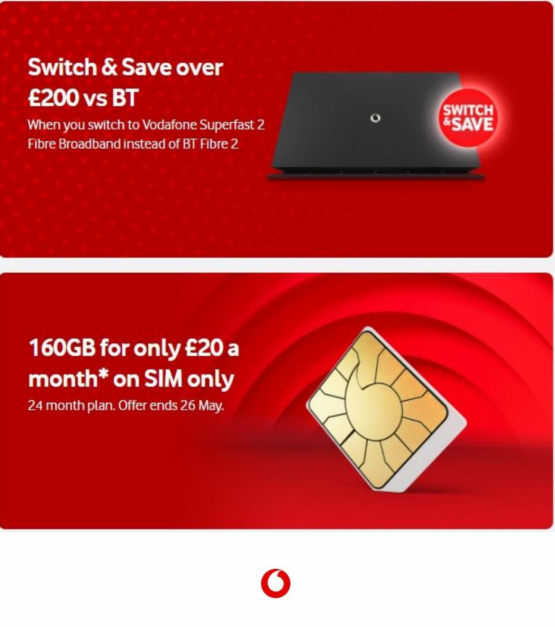 Season offers in Vodafone