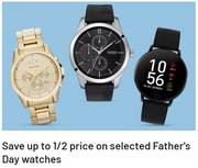 Argos offer | Save up to 1/2 price on selected Father's Day watches | 23/05/2022 - 28/05/2022