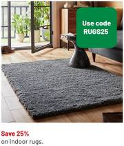 Argos offer | Save 25% on indoor rugs | 12/05/2022 - 17/05/2022