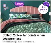 Argos offer | Collect 2x Nectar Points when you purchase selected Silentnight divans and mattresses | 21/05/2022 - 26/05/2022