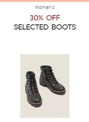 30% Off Selected Boots offer at 