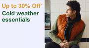 Up to 30% Off Cold Weather essentials offer at 