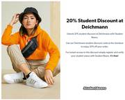 20% Student Discount at Deichmann offer at 
