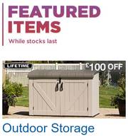 Outdoor Storage £100 Off offer at 